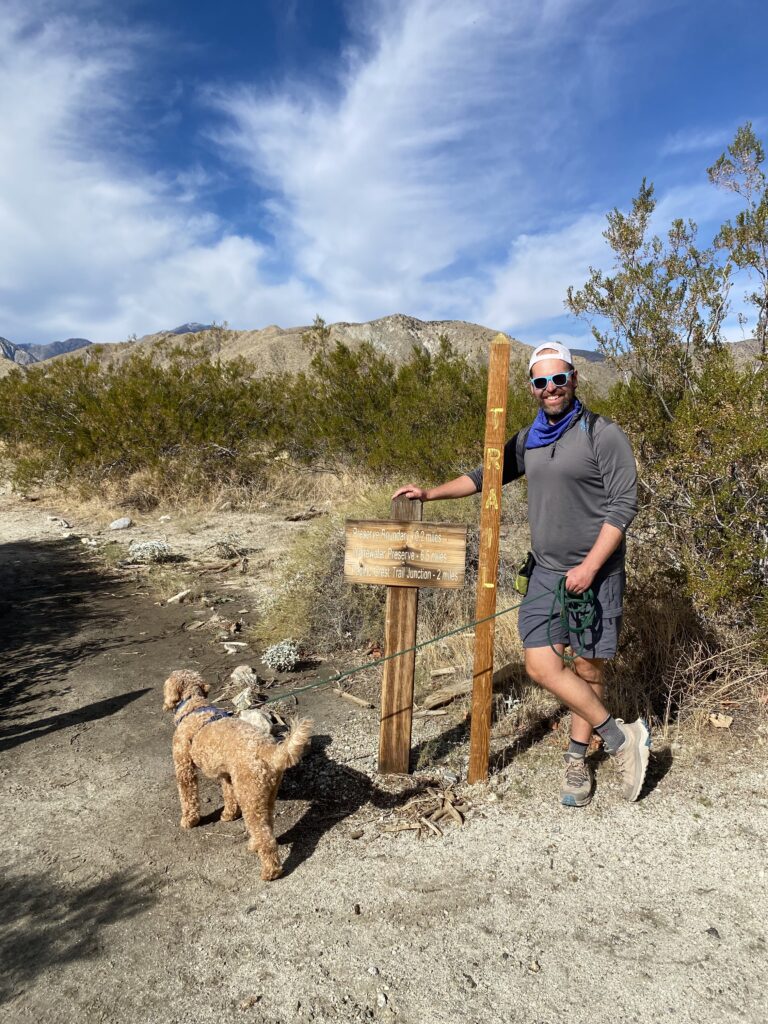 The Pacific Crest Trail has miles and miles of dog friendly portions in the Coachella Valley.