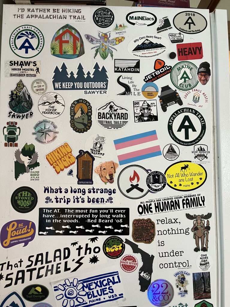 Five Reasons the Hiking Community Rocks includes stickers that share the story!