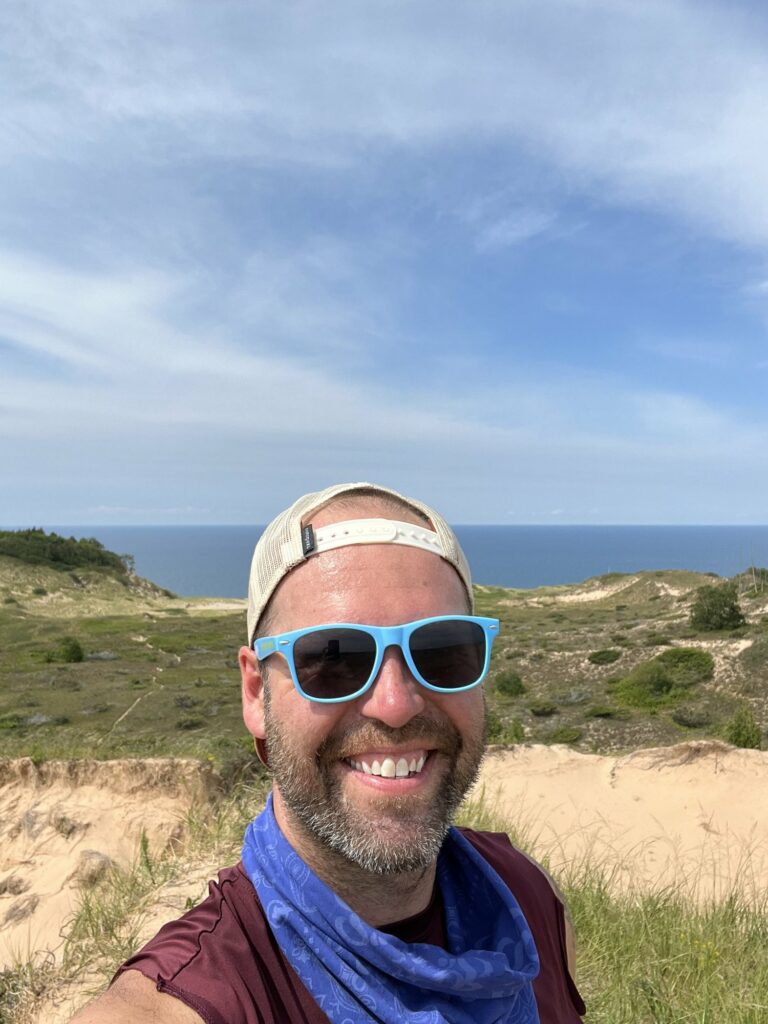 The top of South Manitou Island via the Old Growth Cedar Hiking Trail.