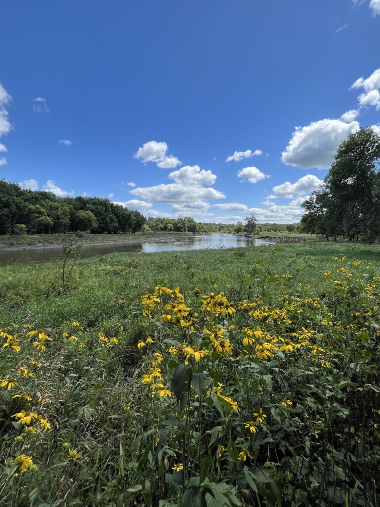 Hiking trail in Good Earth State Park in South Dakota