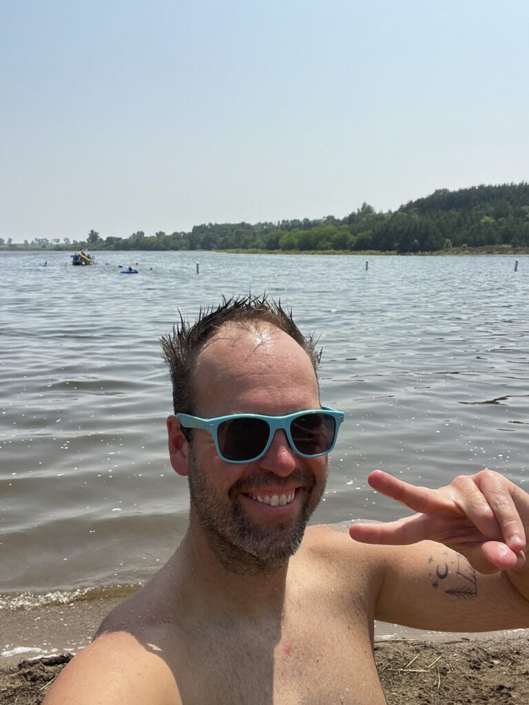 Lake Lakota in Newton Hills State Park